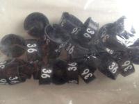 MB zwart/wit 36 voor op kledinghanger - thumbnail