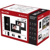 Bellcome Advanced 7 Video-Kit 2 Familie Complete set voor Video-deurintercom Kabelgebonden 14-delig Zwart - thumbnail