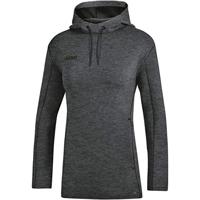 JAKO 6729D Sweater Met Kap Premium Basics Dames - Antraciet Gemeleerd - 44 - thumbnail