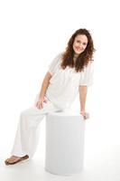 Manfrotto LL LA8015 Witte verwijderbare/wasbare hoezen voor 8014 poseerpoefs - thumbnail