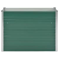 VidaXL Plantenbak verhoogd 100x40x77 cm gegalvaniseerd staal groen - thumbnail