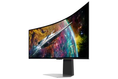 Samsung Monitor Gaming Odyssey OLED G9 (S49CG950), Curvo (1800R), 49 inch, 5120x1440 (DQHD), Smart Hub, 32:9, HDR10+, OLED, 240Hz, 0,03ms, Freesync Premium Pro, Micro HDMI, USB 3.0, DP, luidspreker