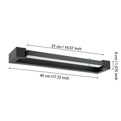 Eglo Spiegel wandlampGemiliana zwart - 900615