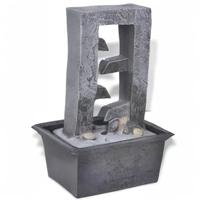 Binnenfontein met LED-licht polyresin - thumbnail