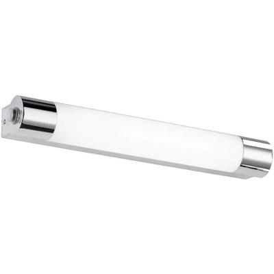 LED Wandlamp - Trion Kalian - 6W - Warm Wit 3000K - Rechthoek - Mat Chroom - Aluminium - OSRAM LEDs