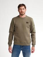 Petrol Sweater Round Neck M-3050-swr322 Sweater 6174 Mossy Stone - thumbnail