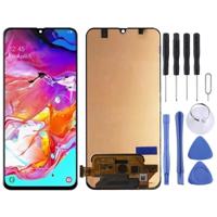LCD-scherm en digitizer volledige assemblage voor Galaxy A70 M-A705F/DS SM-A705FN/DS SM-A705GM/DS SM-A705MN/DS SM-A7050 (zwart) - thumbnail