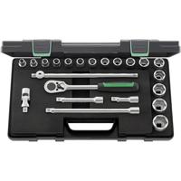 Stahlwille Dopsleutelset | 22-delig 1/2 inch | sleutelwijdtes 10-32 mm | aantal tanden 36 6-Kant | 1 stuk - 96031448 96031448 - thumbnail