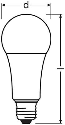 OSRAM HOMELIGHTING 4058075433823 LED-lamp Energielabel F (A - G) E27 Peer 14 W = 100 W Warmwit (Ø x l) 60 mm x 118 mm 1 stuk(s) OSRAM HOMELIGHTING 4058075433823 LED-lamp Energielabel F (A - G) E27 Peer 14 W = 100 W Warmwit (Ø x l) 60 mm x 118 mm 1 stuk(s)