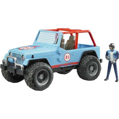 bruder Jeep cross country racer met bestuurder modelvoertuig bruder Jeep cross country racer met bestuurder modelvoertuig