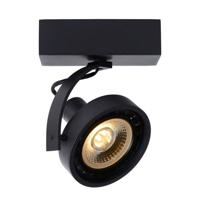 Lucide DORIAN - Plafondspot - Ø 11,7 cm - LED Dim to warm - GU10 (ES111) - 1x12W 2200K/3000K - Zwart - thumbnail