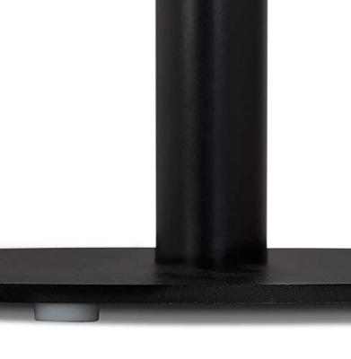 ALTEREGO TOMY Kleine ronde bistrotafel - Zwart