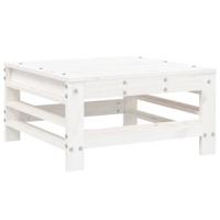 4-delige Loungeset massief grenenhout wit - thumbnail