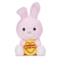 Love Hearts Konijn knuffel - Somebunny loves you - 18 cm - thumbnail