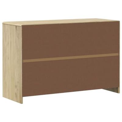 Dressoir SAUDA 114x43x75,5 cm massief grenenhout eikenkleurig Dressoir SAUDA 114x43x75,5 cm massief grenenhout eikenkleurig