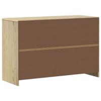 Dressoir SAUDA 114x43x75,5 cm massief grenenhout eikenkleurig - thumbnail