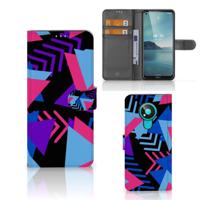 Nokia 3.4 | Book Case | Funky Triangle - thumbnail