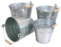 Zinken emmer 8 liter zink - thumbnail