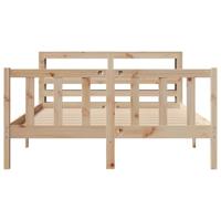 Bedframe zonder matras massief grenenhout 120x200 cm - thumbnail