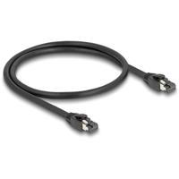 Delock 80232 RJ45 Netwerkkabel, patchkabel CAT 8.1 S/FTP 50.00 cm Zwart 1 stuk(s) - thumbnail