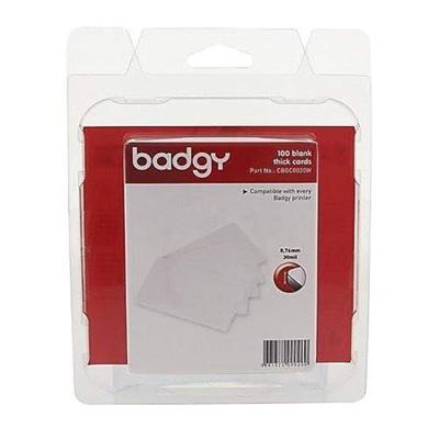 Badgy 100 blanco, dikke kaarten van 0,76 mm, voor Badgy100 of Badgy200 - thumbnail