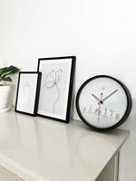 NeXtime NX-7350 Wandklok NXt Worldtour Dia 30cm Kunststof Zwart - thumbnail