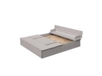 roba Zandbak met opklapbare zitbank (Grijs) - thumbnail