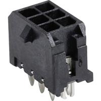 Molex 430450625 Male header, inbouw (standaard) Totaal aantal polen: 6 Rastermaat: 3 mm Inhoud: 1 stuk(s) Tray - thumbnail
