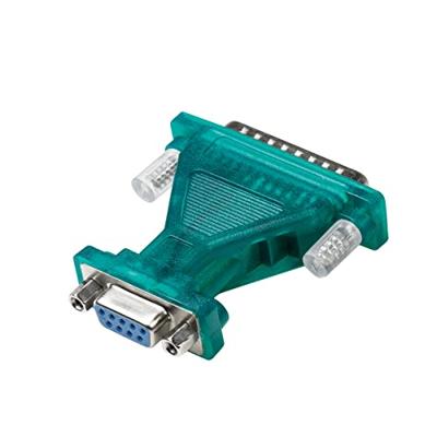 LogiLink UA0042B seriële converter/repeater/isolator USB 2.0 RS-232 Groen, Transparant