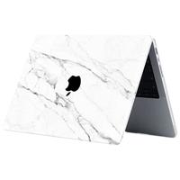 Lunso MacBook Pro 16 inch (2021-2024) cover hoes - case - Marble Vana - thumbnail