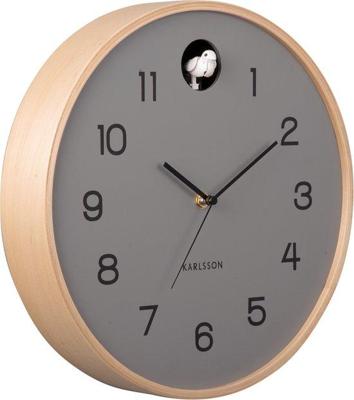 Wall clock Natural Cuckoo birch wood I Hortus - Hortus