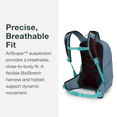 Osprey Tempest Jr Rugtas Dames Tidal/Seafoam 11L