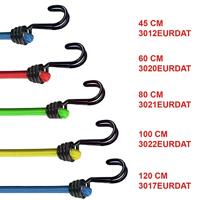Masterlock Set of 2 bungees 120cm - colour : dark bluedouble reverse hook - 3017EURDAT - thumbnail