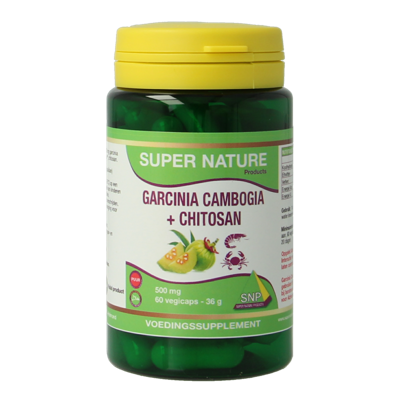 SNP Garcinia cambogia chitosan 500mg puur 60 Vegetarische capsules