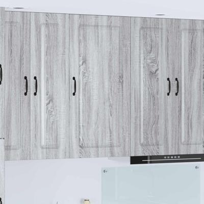 Keukenkast Kalmar Grijs Sonoma 50 x 31 x 100 cm Bewerkt hout