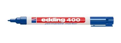 Permanente markeerstift Edding 400-03 Blauw 1 mm (10 Stuks)