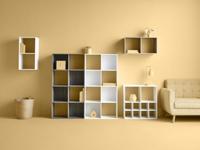 Planken 5five Simply Smart Bruin Hout 34,4 x 32 x 100,5 cm - thumbnail