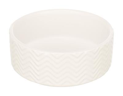 TRIXIE VOERBAK / DRINKBAK WAVE KERAMIEK WIT 20 CM 1,6 LTR TRIXIE VOERBAK / DRINKBAK WAVE KERAMIEK WIT 20 CM 1,6 LTR
