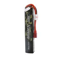 GensAce Lipo 25C 11.1V volt 1100mah met Dean Stekker (Airsoft) - thumbnail