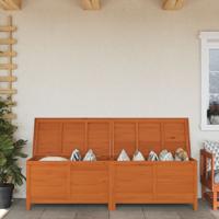 Tuinbox 198,5x50x56,5 cm massief vurenhout bruin - thumbnail