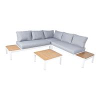 SenS-Line: Lotus aluminium loungeset - Wit - thumbnail