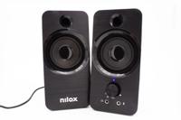 PC speakers Fellowes NXAPC02 6 W Zwart Beige USB Bluetooth luidspreker - thumbnail