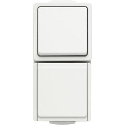 N & L 22534 Compleet Opbouw spatwaterdicht Wit 1 stuk(s)