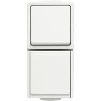 N & L 22534 Compleet Opbouw spatwaterdicht Wit 1 stuk(s) - thumbnail