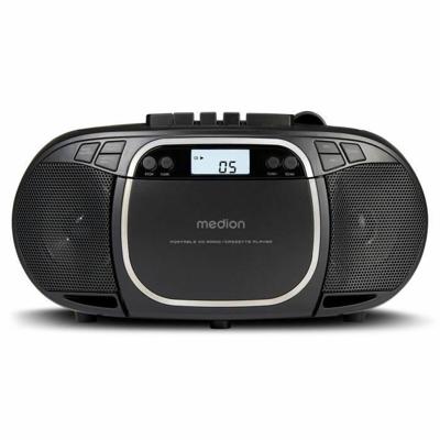 CD-radio - MEDION - FM - 2x2,2W RMS - Zwart