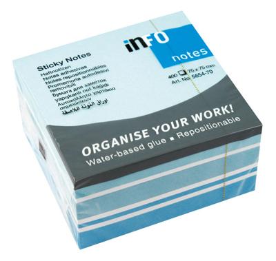 Info Notes IN-5654-70 75x75mm Mix Blok A 400 Vel Info Notes IN-5654-70 75x75mm Mix Blok A 400 Vel