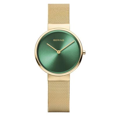 Bering 14531-338 Goud Groen Dameshorloge Bering 14531-338 Goud Groen Dameshorloge