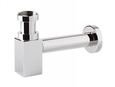 Hotbath Pal fonteinsifon vierkant, geborsteld nikkel Hotbath Pal fonteinsifon vierkant, geborsteld nikkel