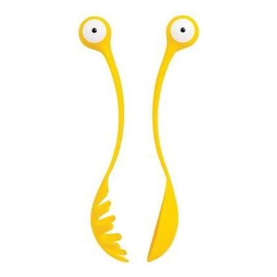 Pasta monsters opscheplepels (set van 2) - Geel Pasta monsters opscheplepels (set van 2) - Geel