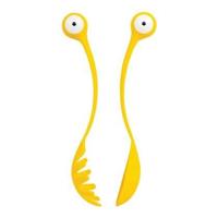 Pasta monsters opscheplepels (set van 2) - Geel - thumbnail